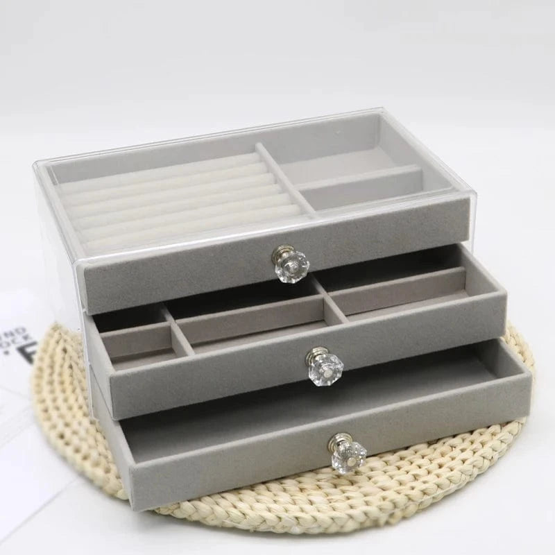 Accessoire pour Ranger ses Bijoux Gris
