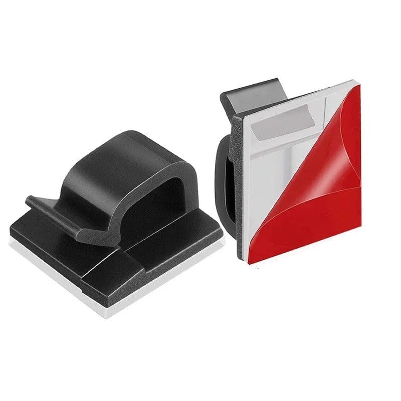 Attache Cable Adhesif Noir