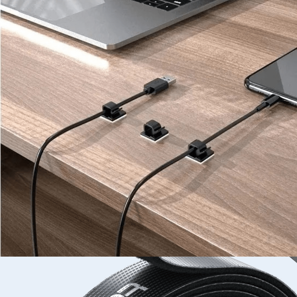 Attache Cable Adhesif
