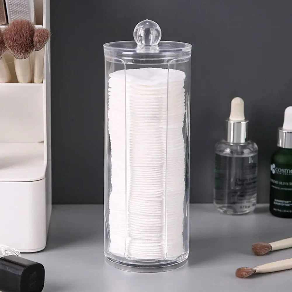 Boîte à Coton en Verre