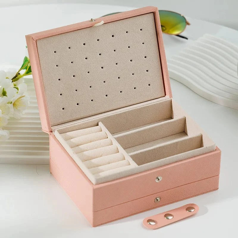 Boîte pour Ranger Bijoux Rose