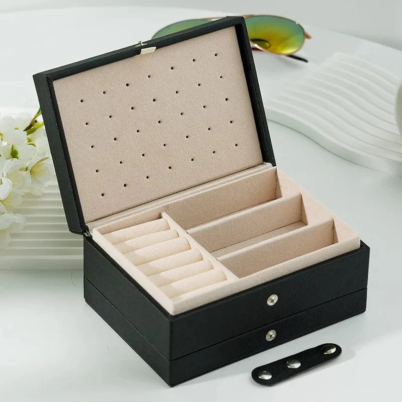 Boîte pour Ranger Bijoux Noir