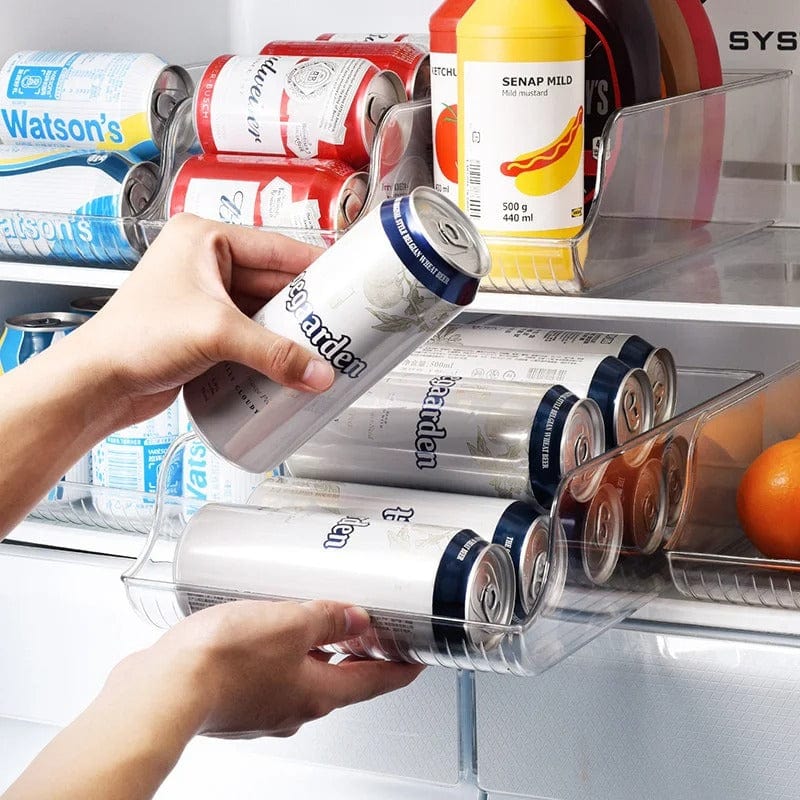 Boite Rangement Canette Frigo Transparent