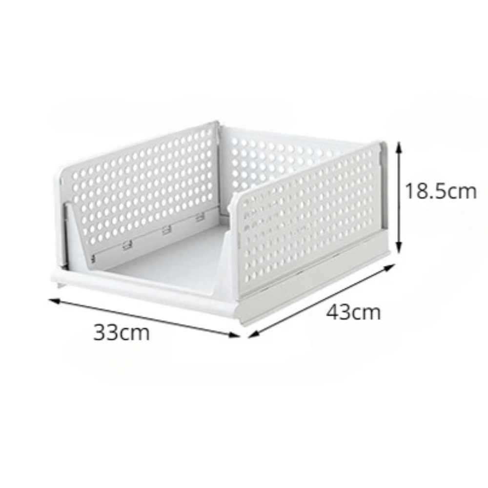 Boîte Rangement Vêtement Plastique L