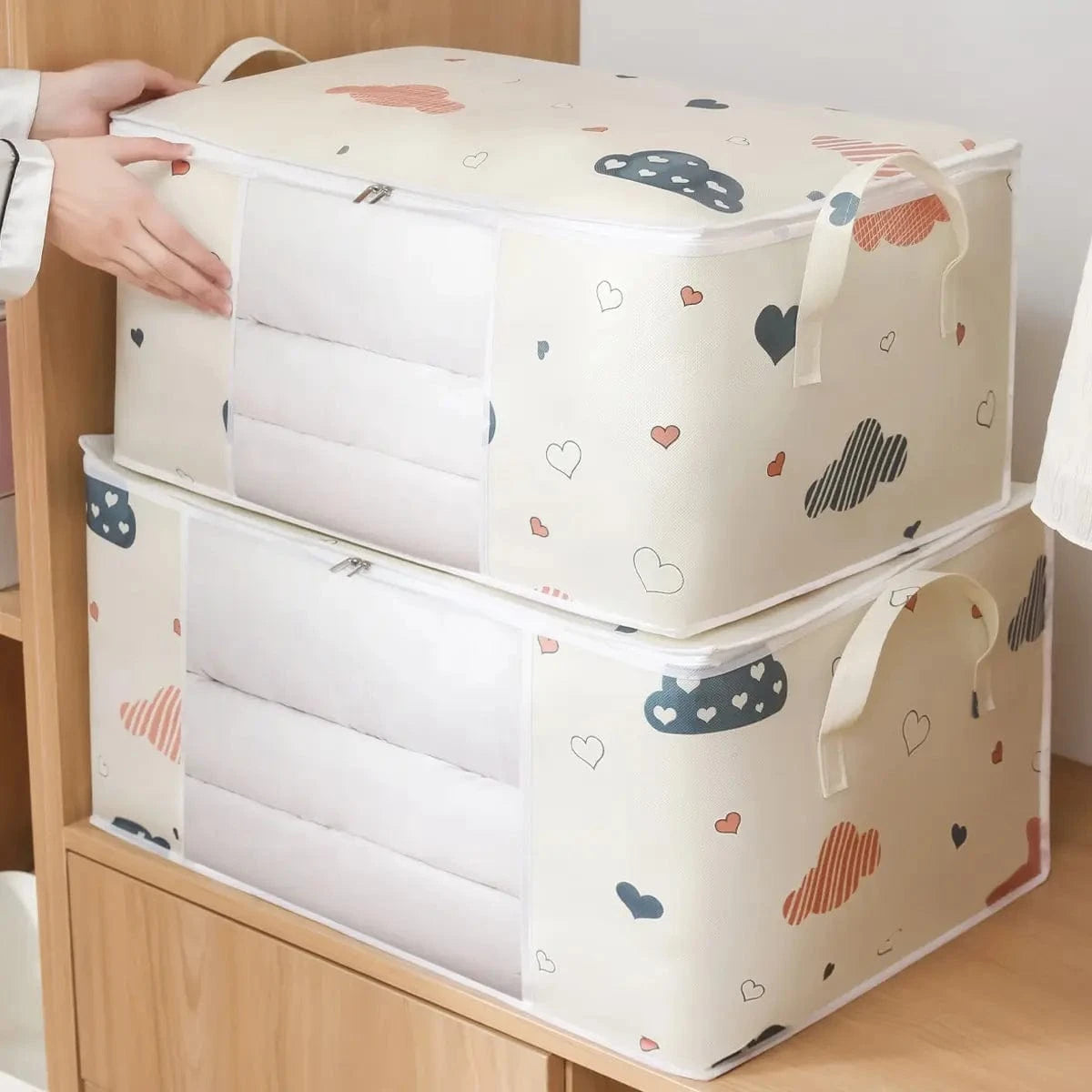 Housse de Rangement pour Grande Couette