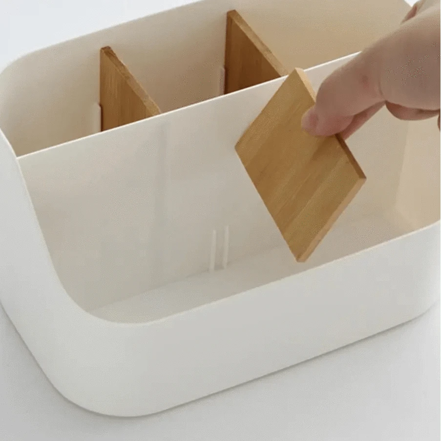 Organisateur Maquillage Bois