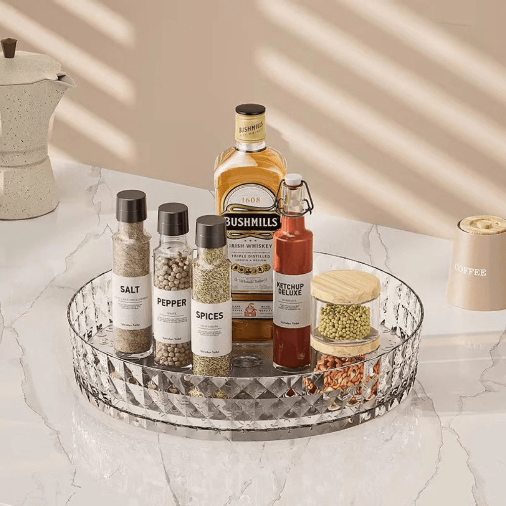 Plateau Table Tournant Transparent