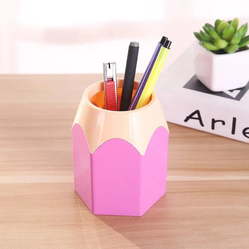 Pot à Crayon Enfant Rose