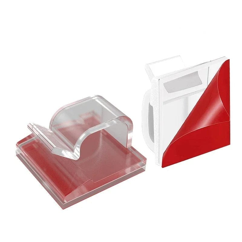 Attache Cable Adhesif Transparent