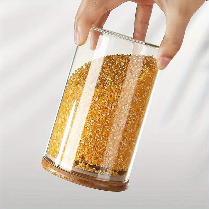 Bocal en Verre avec Couvercle