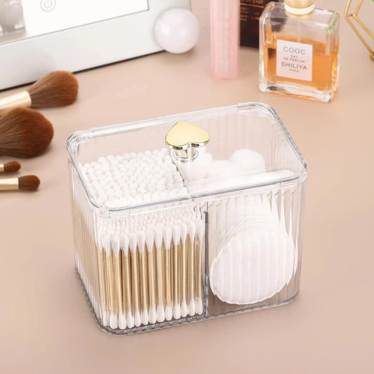 Boîte à Coton Transparente