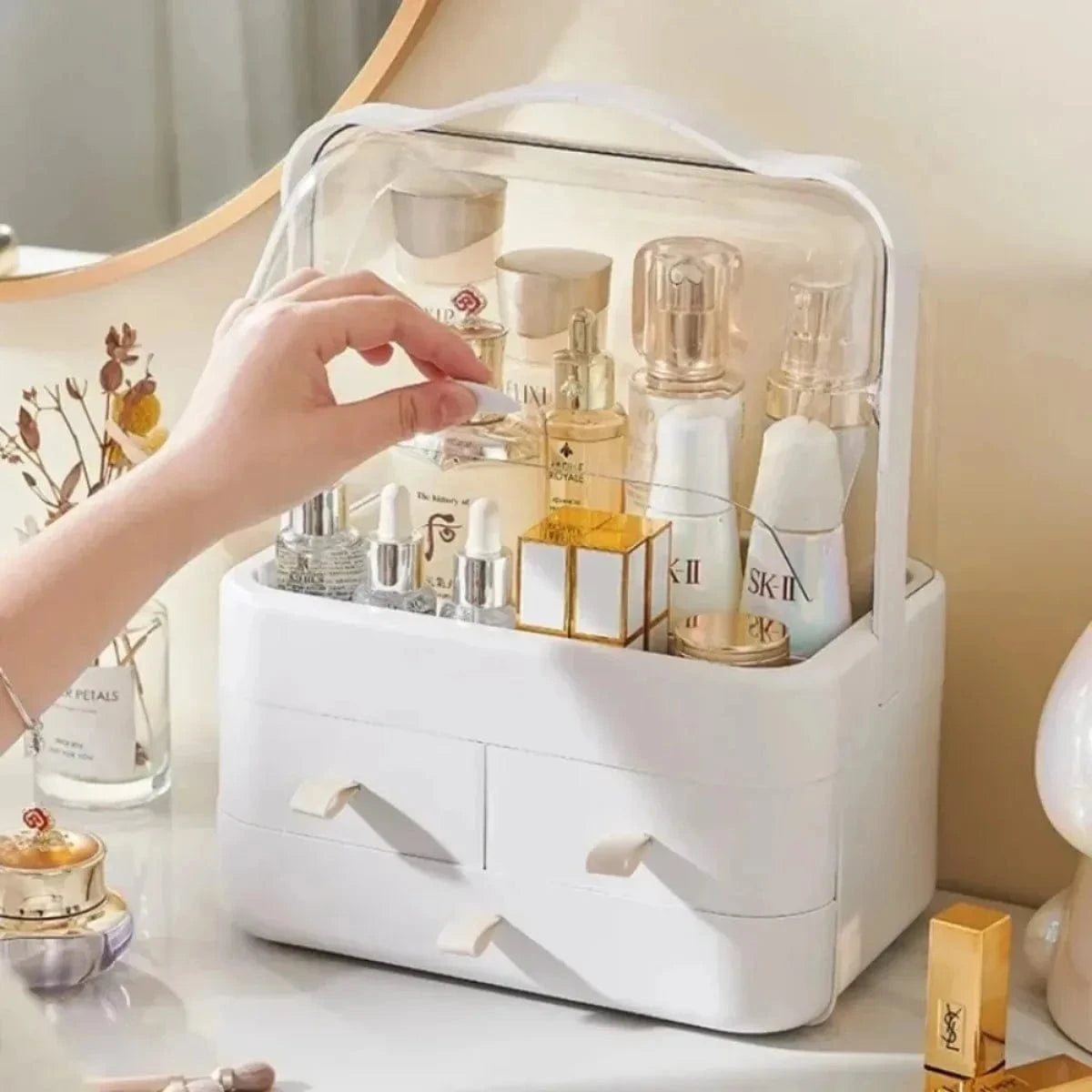Boite à Maquillage Rangement à Emporter