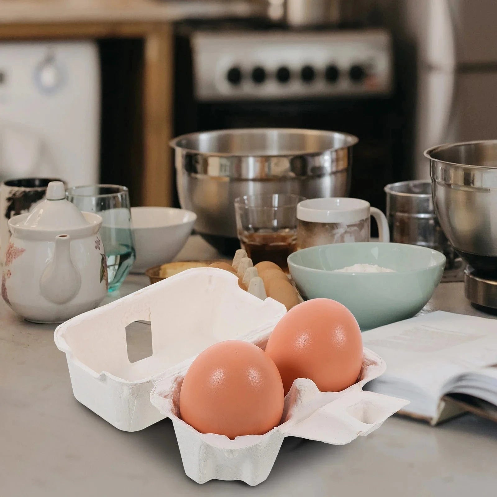 Boite à Oeufs Carton Blanc