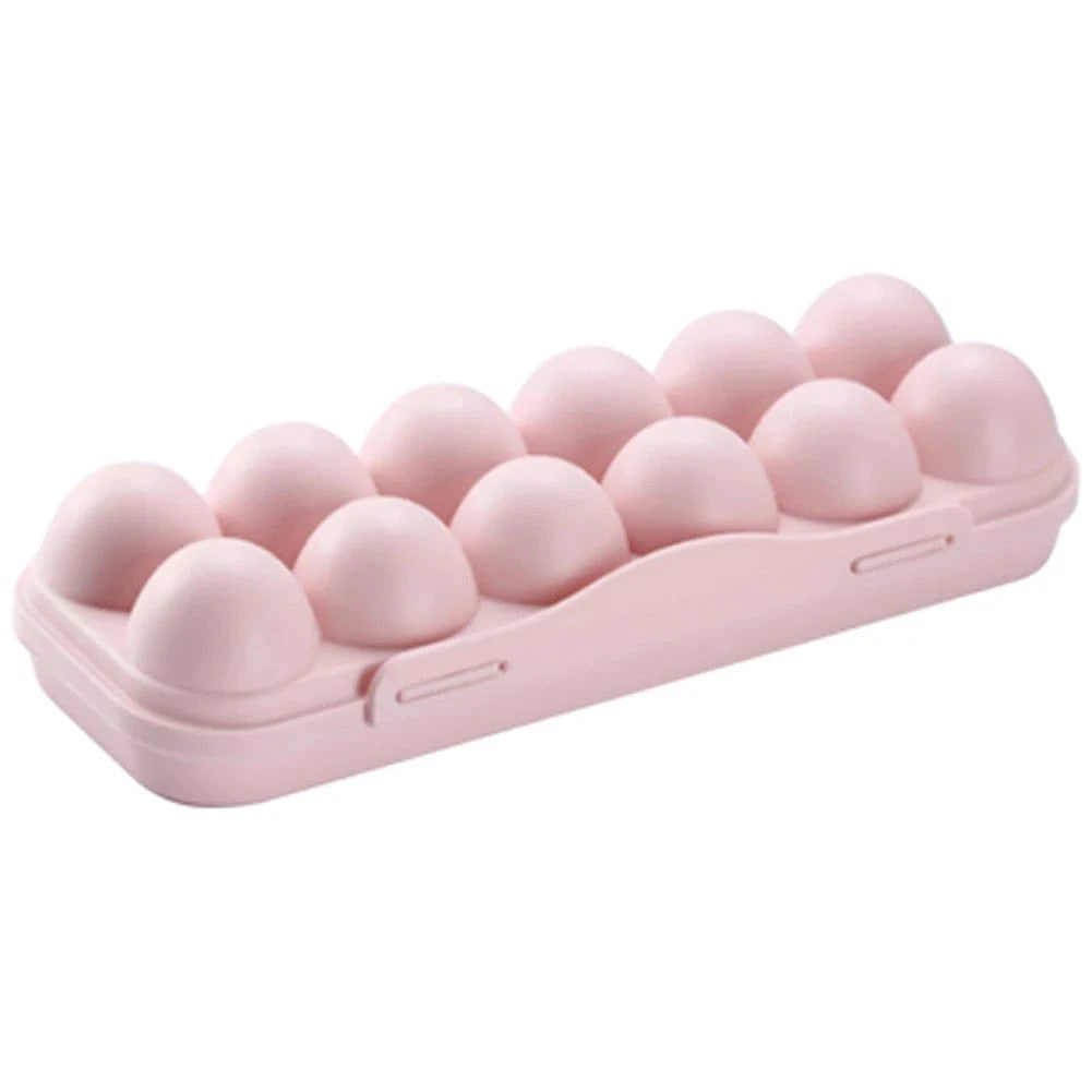 Boite à Oeufs Réutilisable Rose