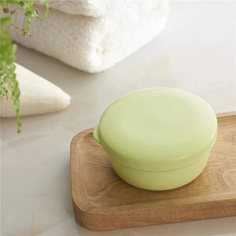 Boîte à Savon avec Couvercle Vert