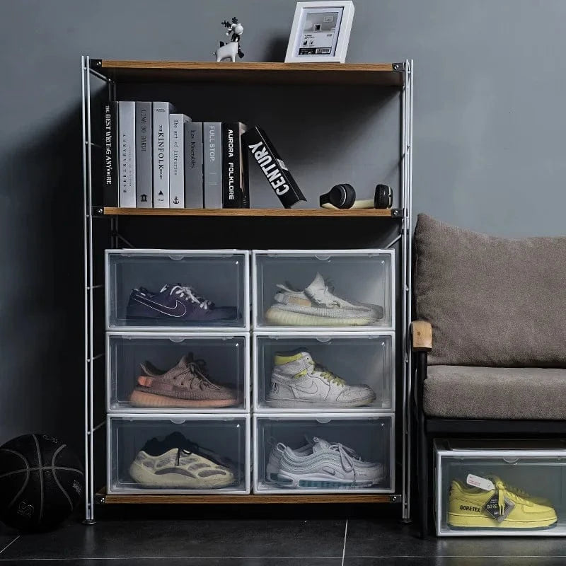 Boîte Chaussure Transparente avec Fond pour Séparer