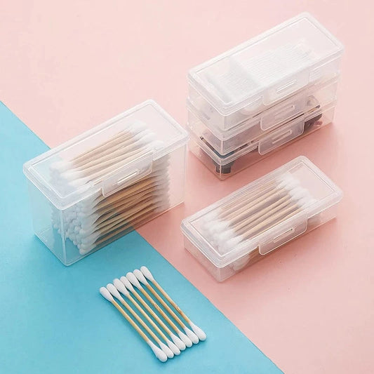 Boîte Coton Tige Plastique