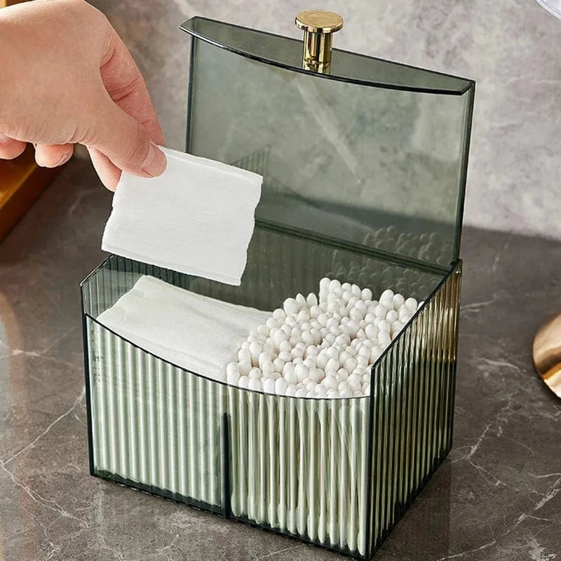 Boîte Coton Tige Transparente