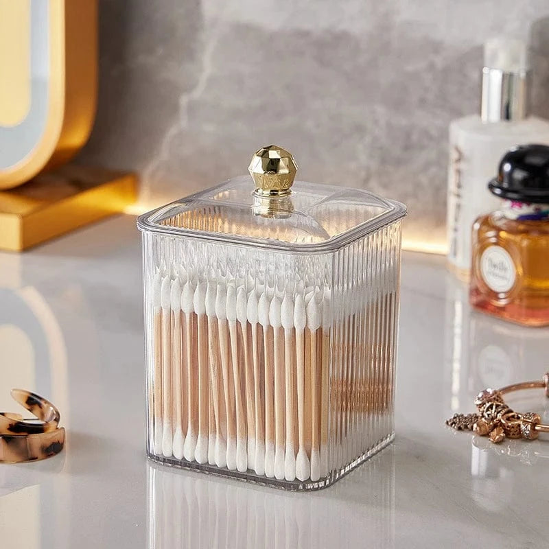 Boîte Coton Tige Verre