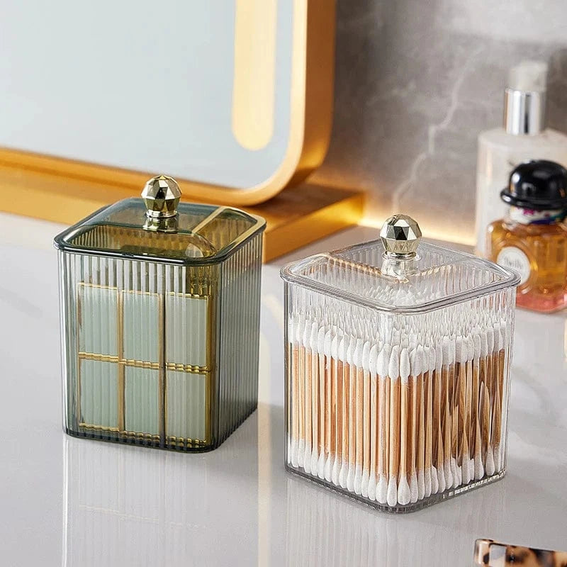 Boîte Coton Tige Verre