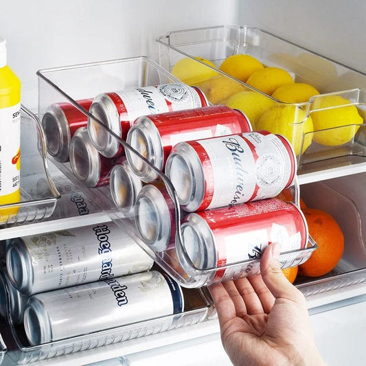Boite Rangement Canette Frigo Transparent
