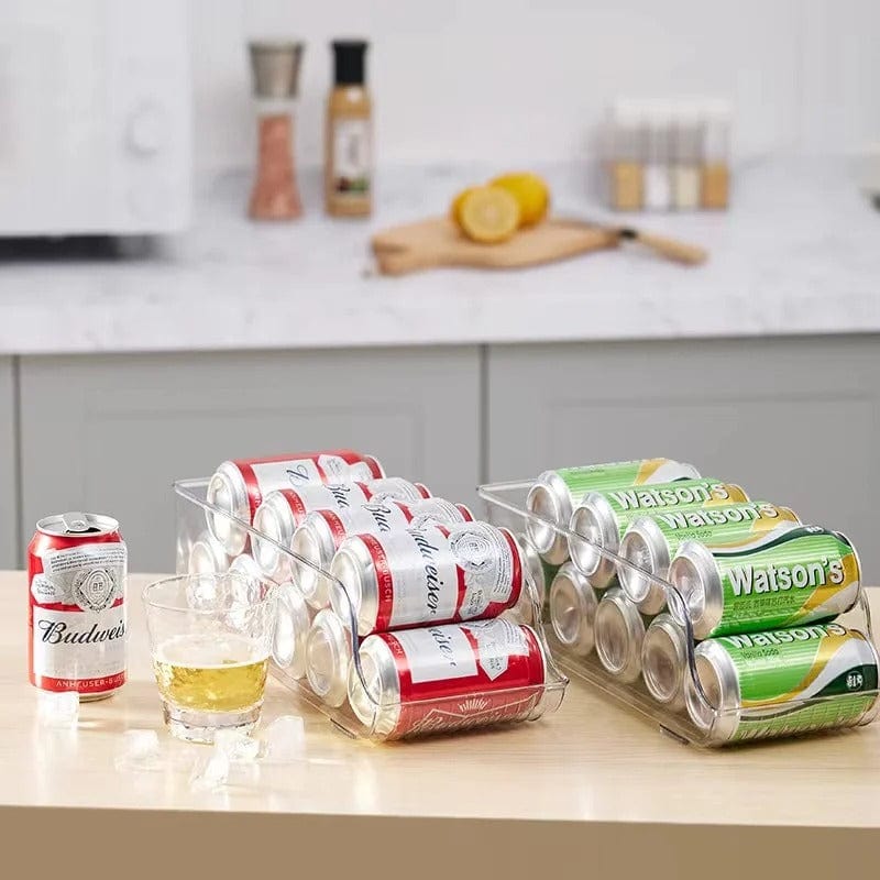 Boite Rangement Canette Frigo Transparent