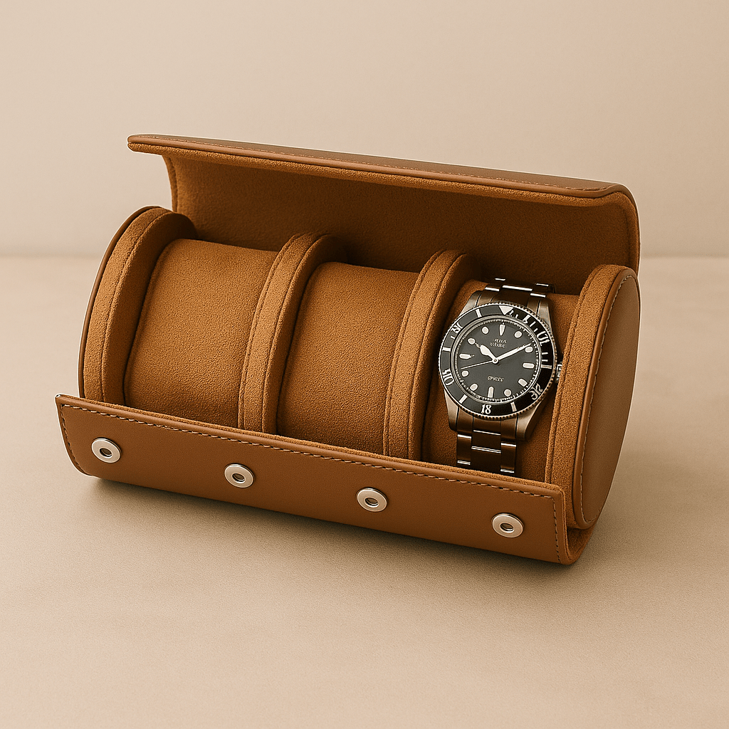 Boîte Rangement Montre Cuir L