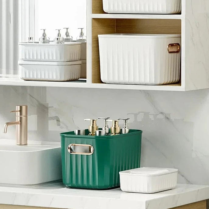 Boîte Rangement Placard Salle de Bain