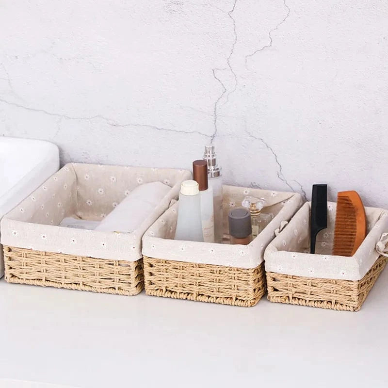 Boîte Rangement Serviette Salle de Bain