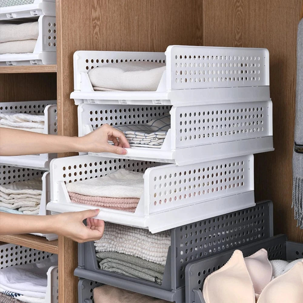 Boîte Rangement Vêtement Plastique