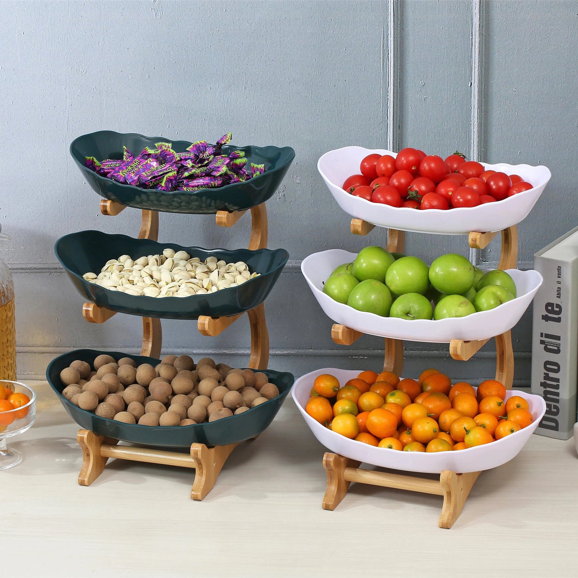 Corbeille à Fruit à Étage Design