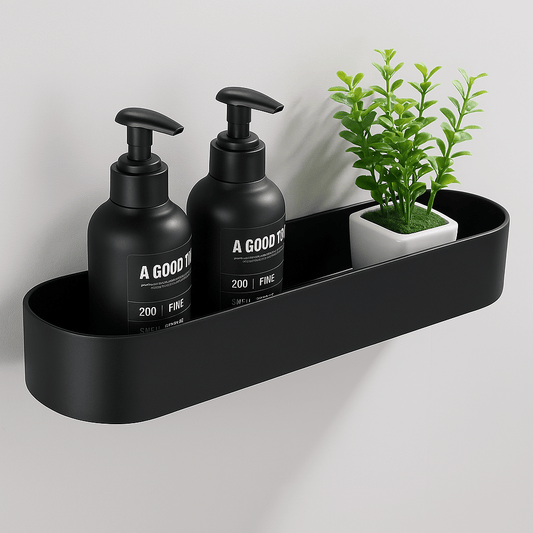 Étagère de Douche Noire