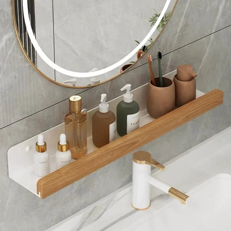 Étagère Murale Bois WC