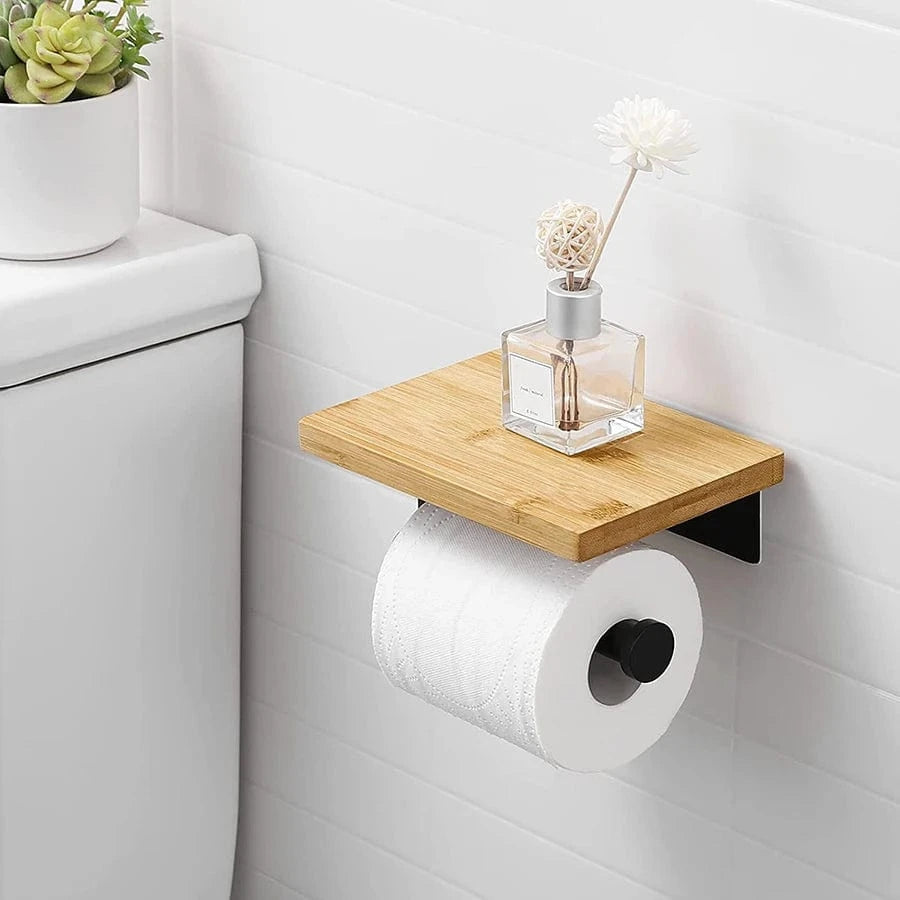 Étagère WC Bois