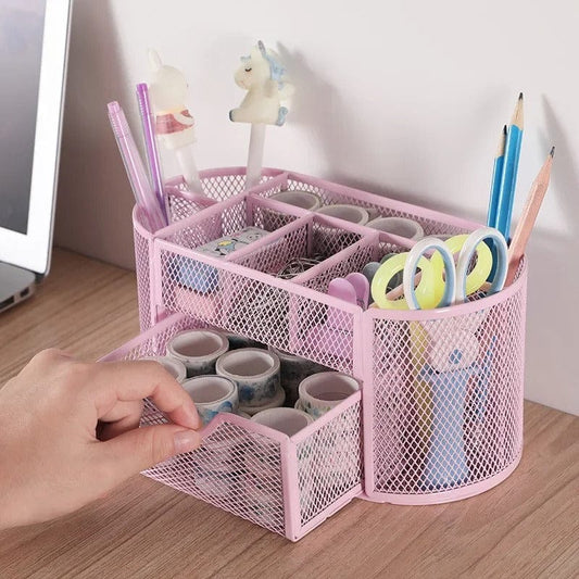 Organisateur de Bureau Rose