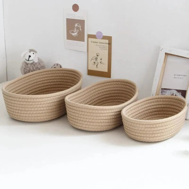 Panier de Salle de Bain au Crochet