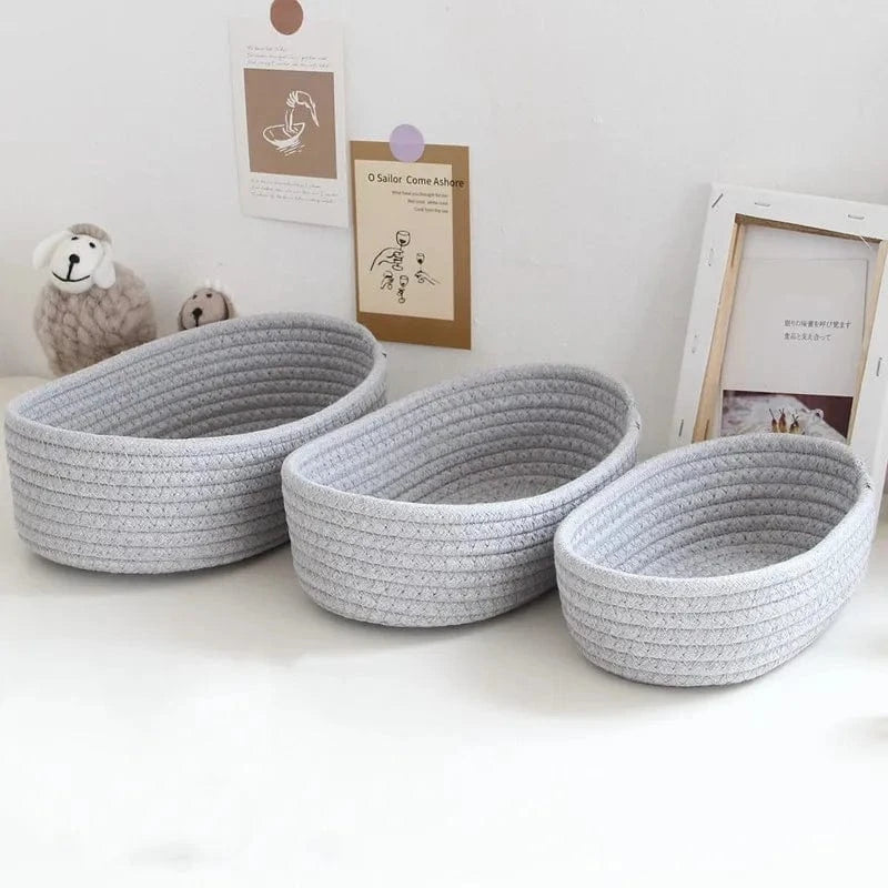Panier de Salle de Bain au Crochet