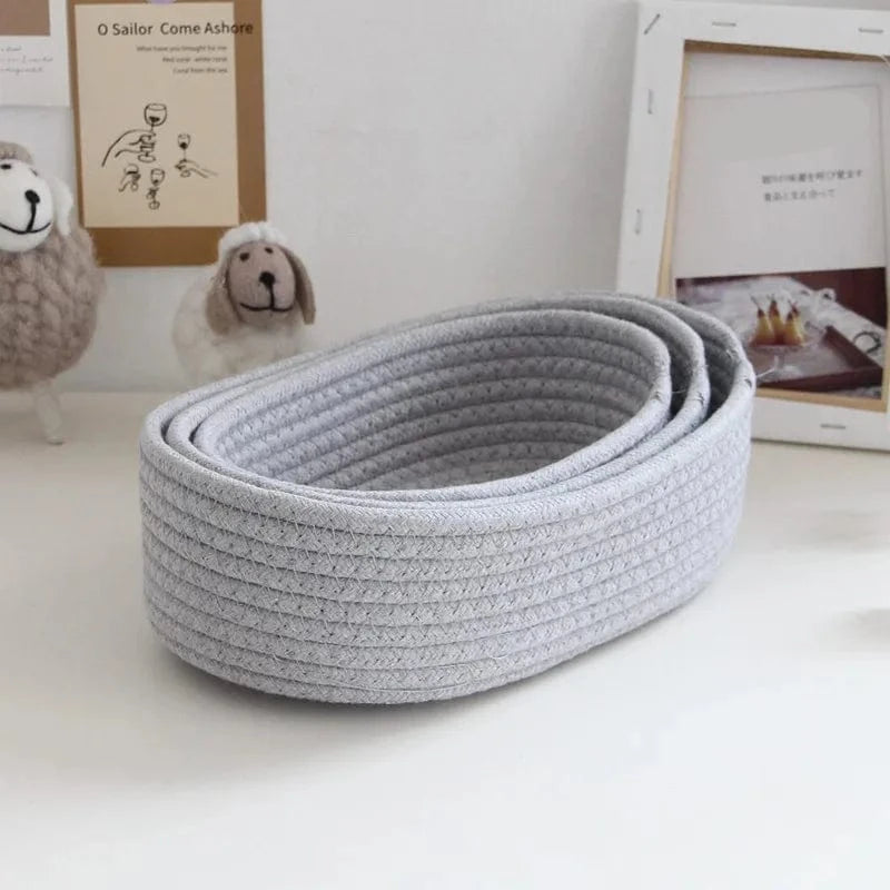 Panier de Salle de Bain au Crochet