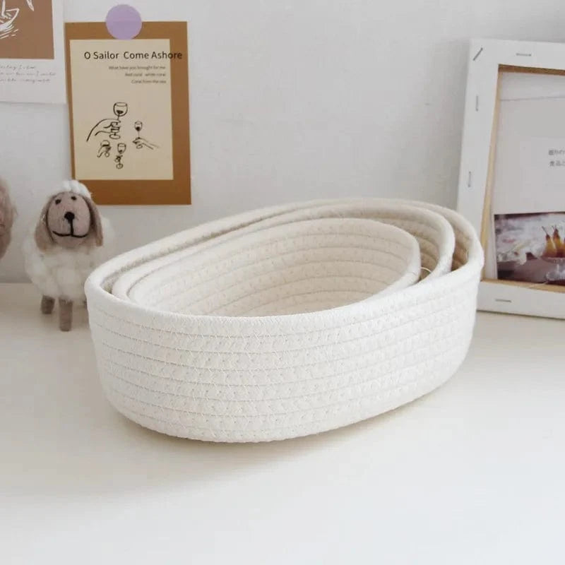 Panier de Salle de Bain au Crochet