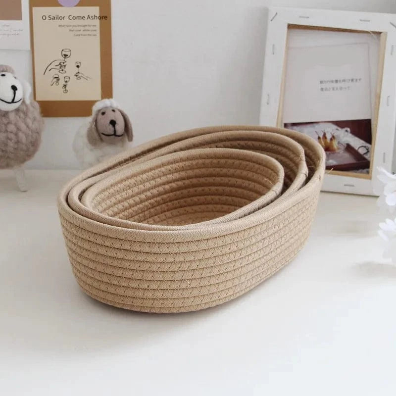 Panier de Salle de Bain au Crochet