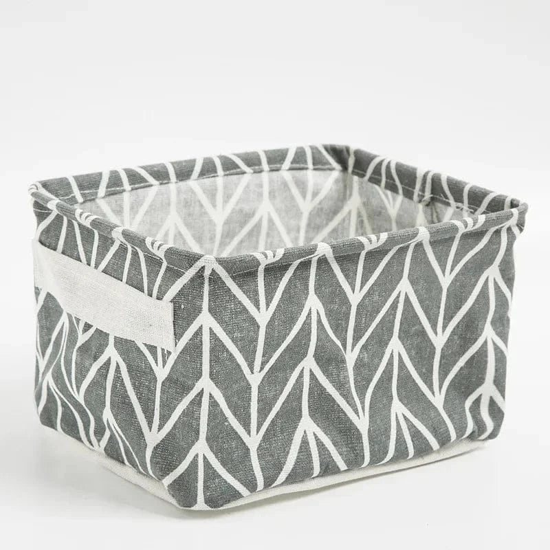Petit Panier de Rangement Salle de Bain Gris