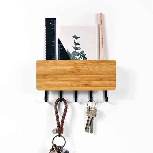 Porte Courrier Mural Bambou