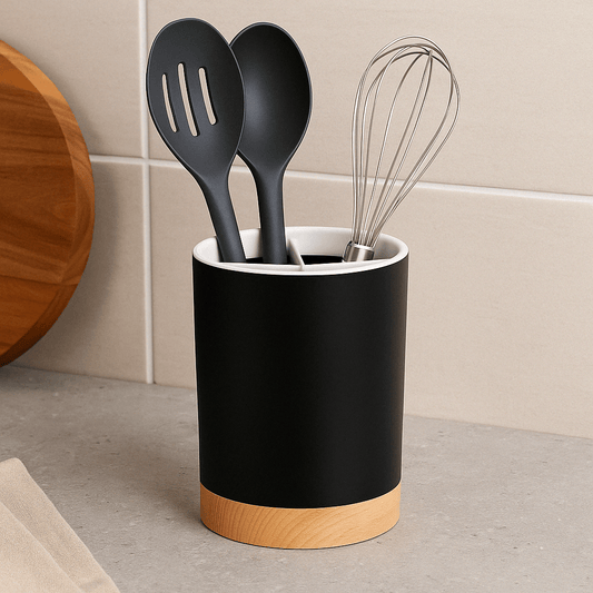 Pot Ustensiles Cuisine Noir