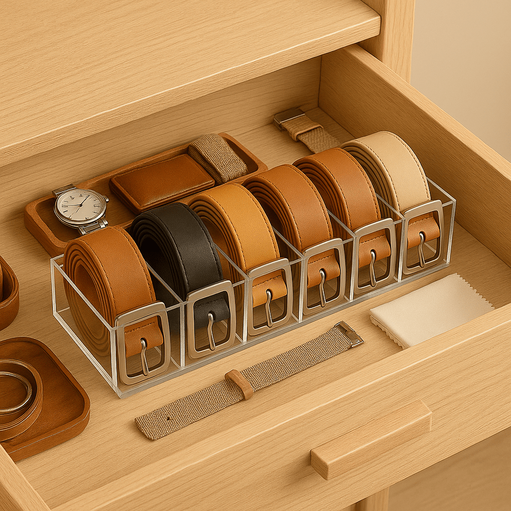 Rangement Ceinture Tiroir 6 grid