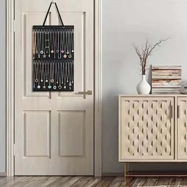 Rangement Mural pour Bijoux Blanc