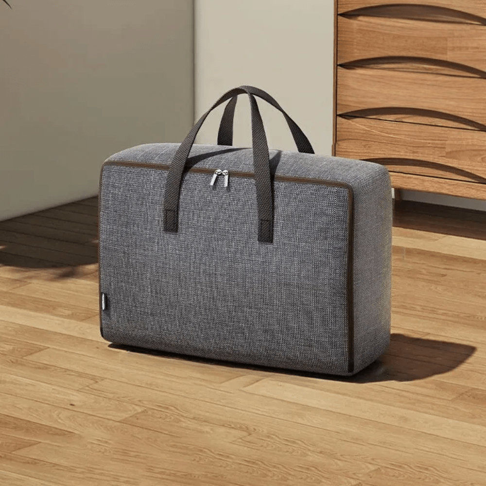 Sac Rangement Draps Gris Foncé