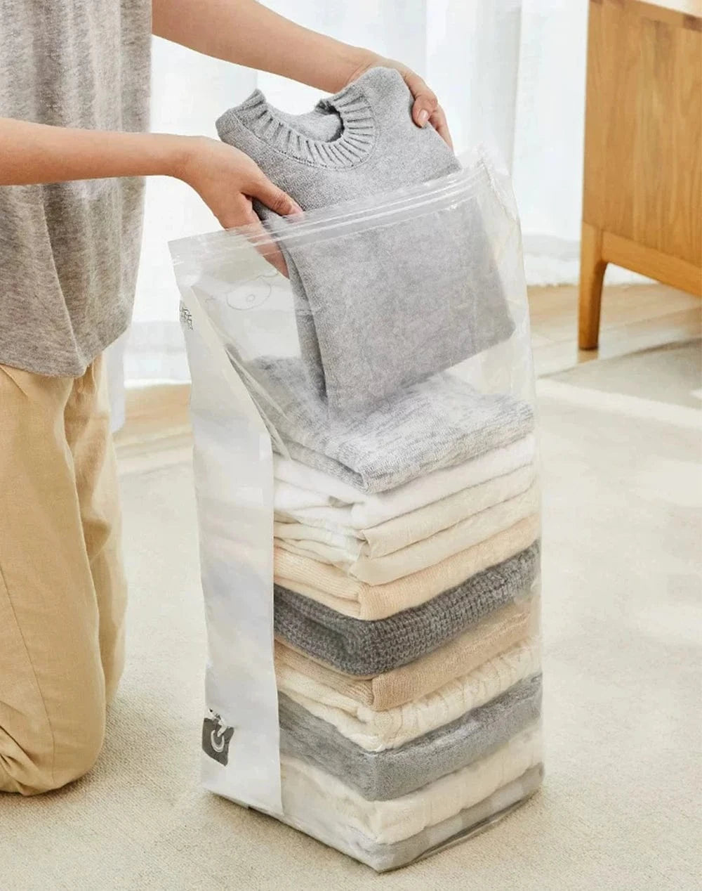 Sac Rangement Vêtement sous Vide