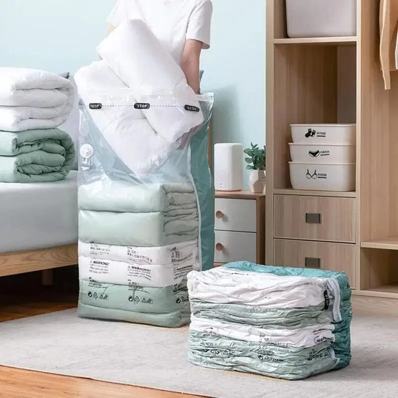 Sac Vêtement sous Vide sans Aspirateur