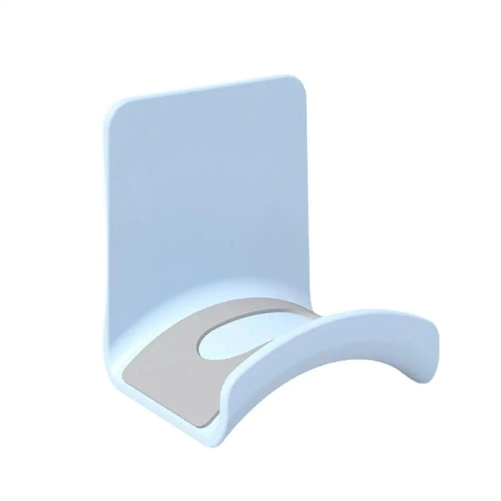 Support Mural Casque Audio Bleu