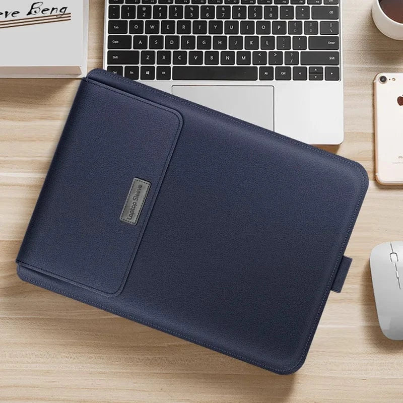Support Pc Portable Bureau Bleu